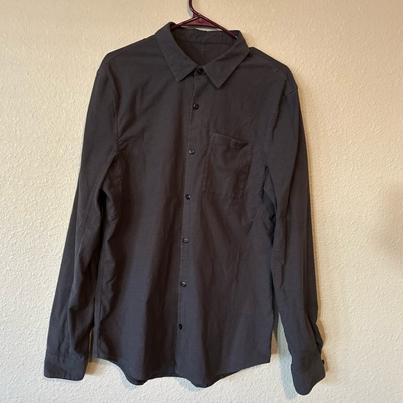 Lululemon long sleeve grey button up - Picture 14 of 16